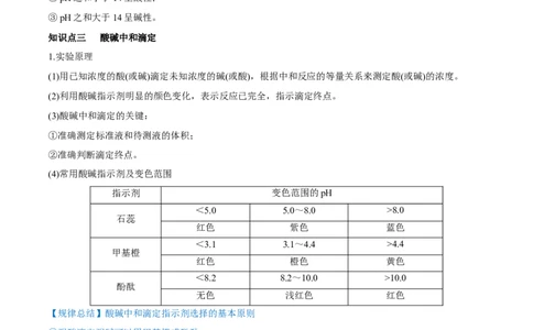 第24讲水的电离和溶液的pH（讲）-2023年高考化学一轮复习讲练测（全国通用）（解析版）_05高考化学_通用版（老高考）复习资料_2023年复习资料_一轮复习