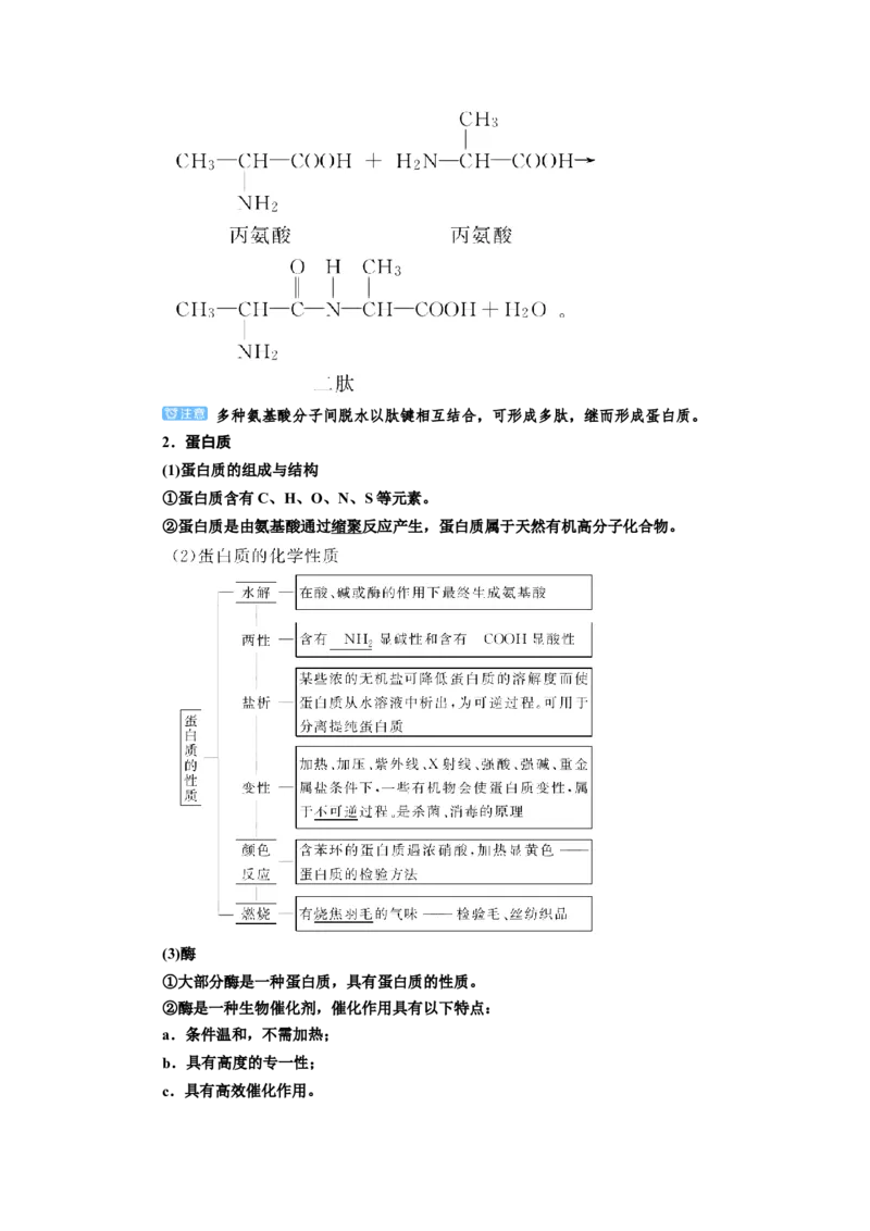 第4讲基本营养物质　有机高分子化合物（教案）_05高考化学_新高考复习资料_2022年新高考资料_2022届一轮复习讲练结合_第十二章有机化学基础_第4讲基本营养物质　有机高分子化合物