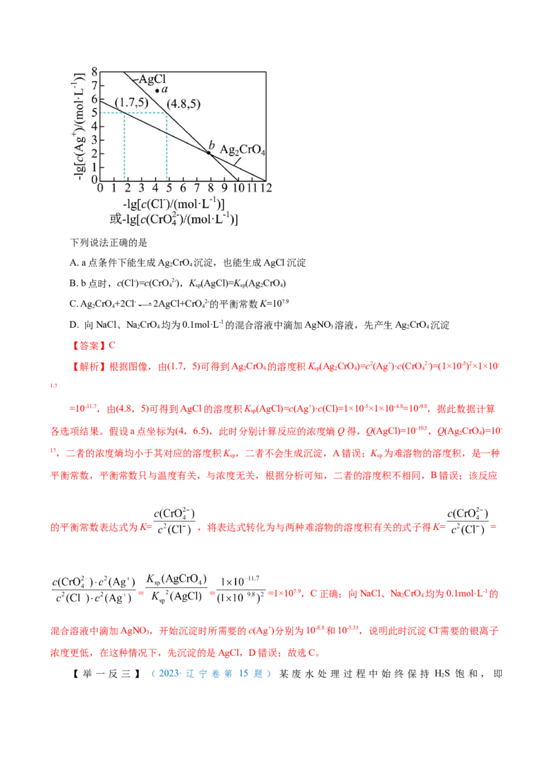 第24讲沉淀溶解平衡（讲）-2024年高考化学大一轮复习精讲精练+专题讲座（解析版）_05高考化学_2024年新高考资料_1.2024一轮复习_2024年高考化学大一轮复习精讲精练+专题讲座