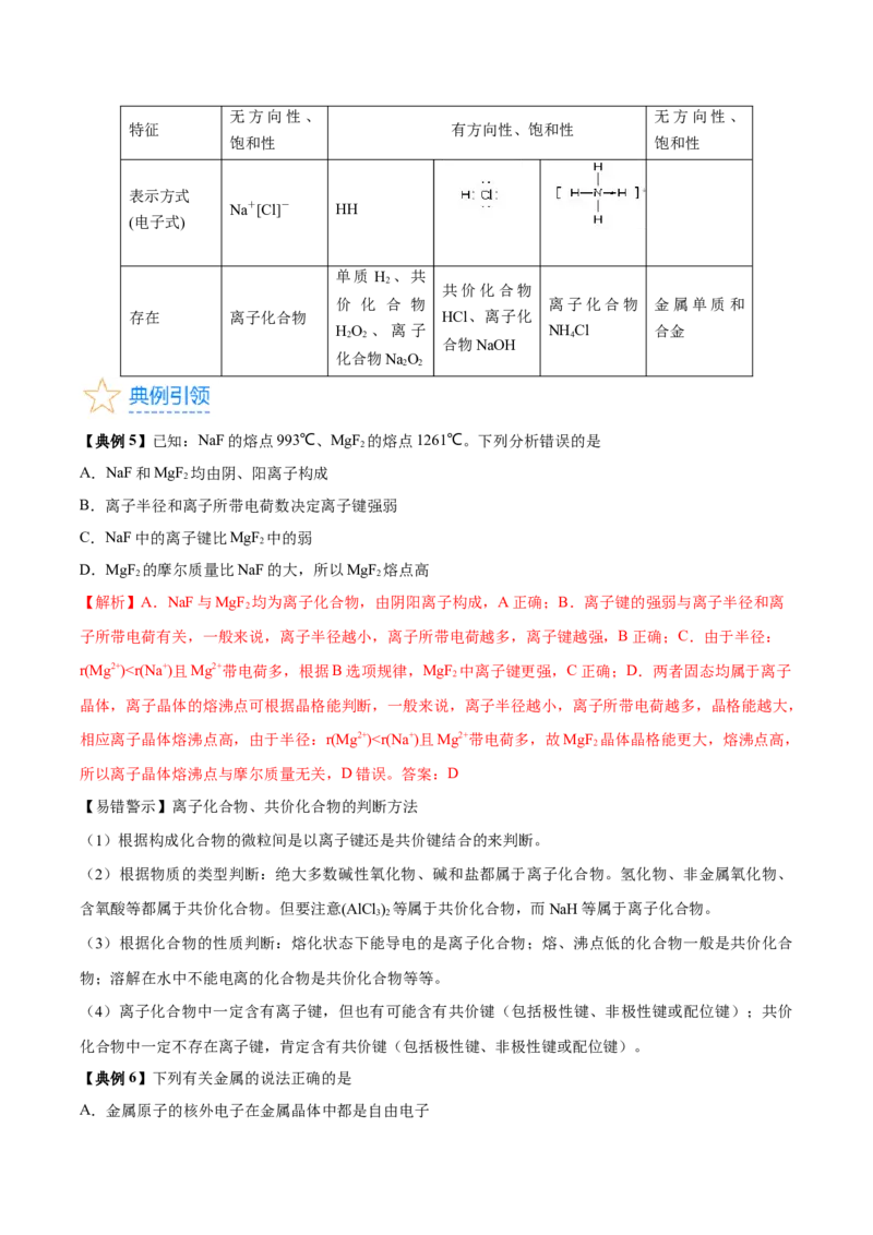 考点19化学键（核心考点精讲精练）-备战2024年高考化学一轮复习考点帮（新高考专用）（教师版）_05高考化学_新高考复习资料_2024年新高考资料_一轮复习资料