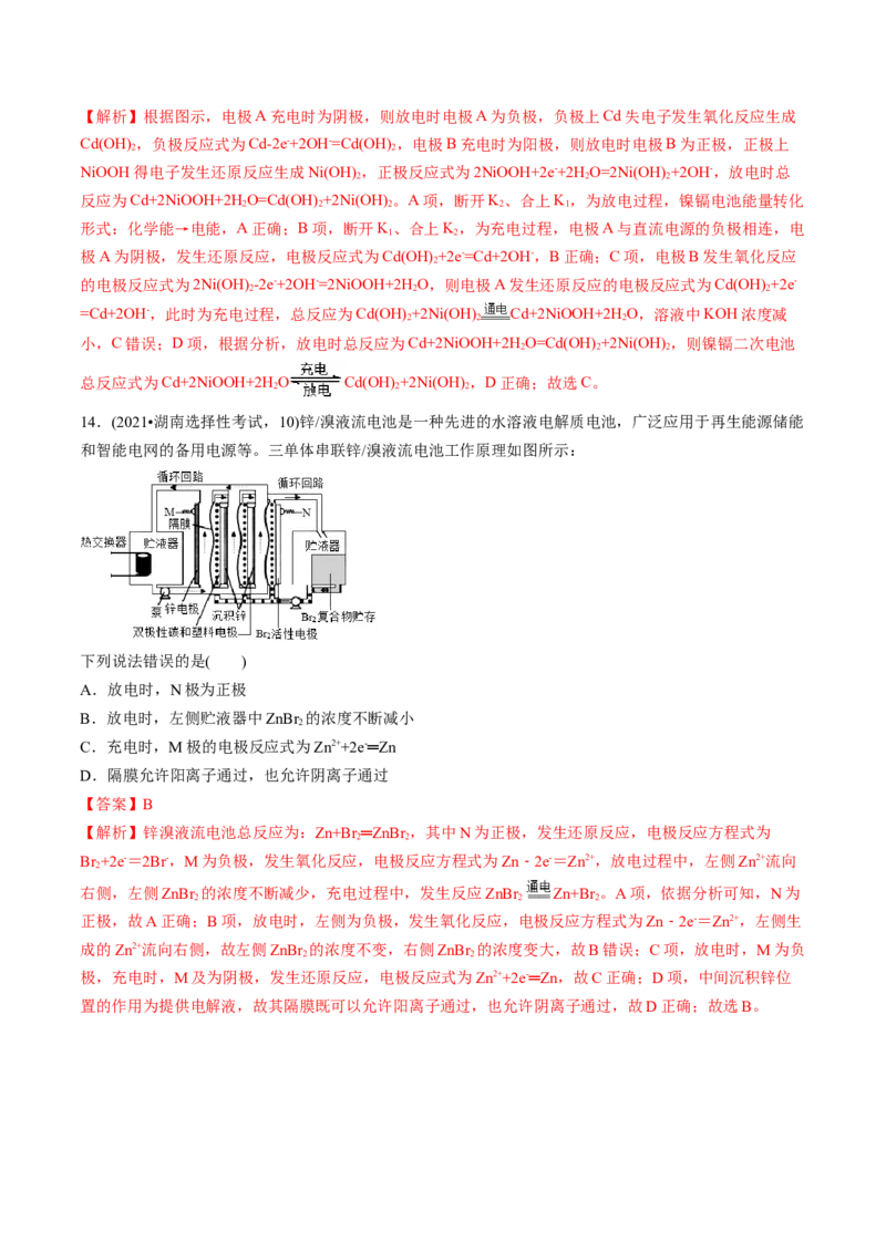 考点22原电池新型电源（核心考点精讲精练）-备战2025年高考化学一轮复习考点帮（新高考通用）（解析版）_05高考化学_2025年新高考资料_一轮复习_备战2025年高考化学一轮复习考点帮