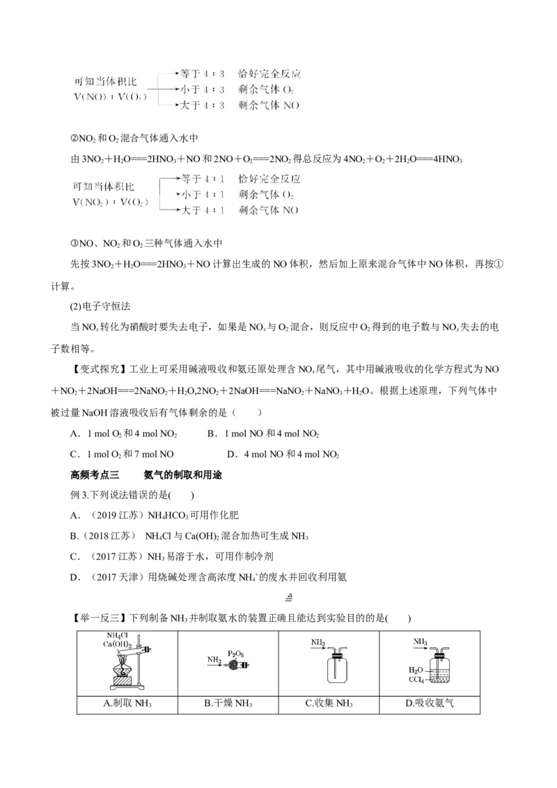 第12讲氮及其化合物（讲）原卷版_05高考化学_新高考复习资料_2022年新高考资料_2022年高考化学一轮复习讲练测（新教材新高考）