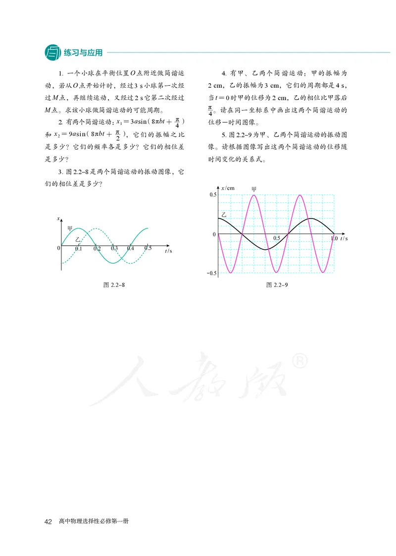 普通高中教科书&middot;物理选择性必修第一册(1)_高中全套电子教材及答案。_01高中电子教材全套_物理_人教版_高中年级_选择性必修第一册
