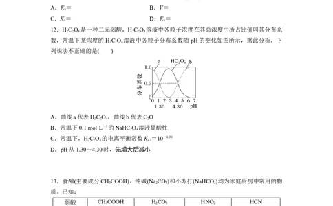 第9章第51练弱电解质的电离平衡_05高考化学_2024年新高考资料_1.2024一轮复习_2024年高考化学一轮复习讲义（新人教新高考版）_学生版在此文件夹_一轮复习71练