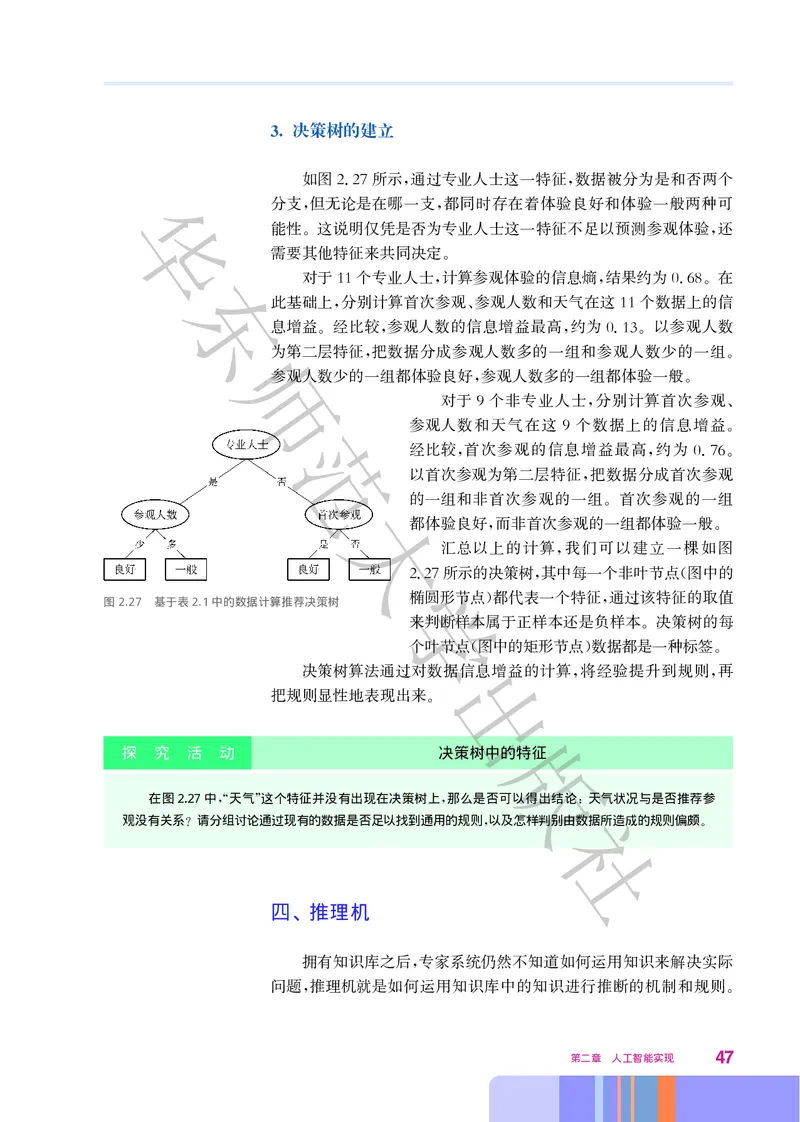 普通高中教科书&middot;信息技术选择性必修4人工智能初步(1)_高中全套电子教材及答案。_01高中电子教材全套_信息技术_华东师大版_高中年级_选择性必修4人工智能初步