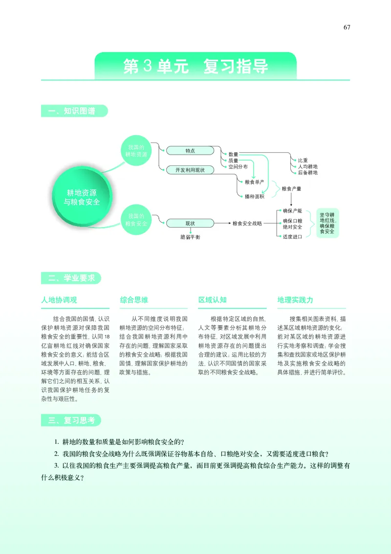 普通高中教科书&middot;地理选择性必修3资源、环境与国家安全(1)_高中全套电子教材及答案。_01高中电子教材全套_地理_中图中华地图版_高中年级_选择性必修3资源、环境与国家安全
