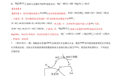 第05讲氧化还原反应方程式的配平、书写及计算（练习）（解析版）_05高考化学_2025年新高考资料_一轮复习_2025年高考化学一轮复习讲练测（新教材新高考）_第一章物质及其变化