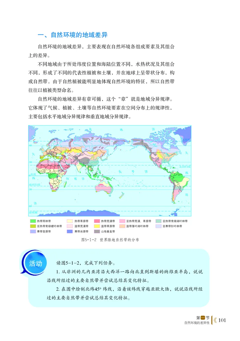 普通高中教科书&middot;地理选择性必修1自然地理基础(1)_高中全套电子教材及答案。_01高中电子教材全套_地理_鲁教版_高中年级_选择性必修1自然地理基础