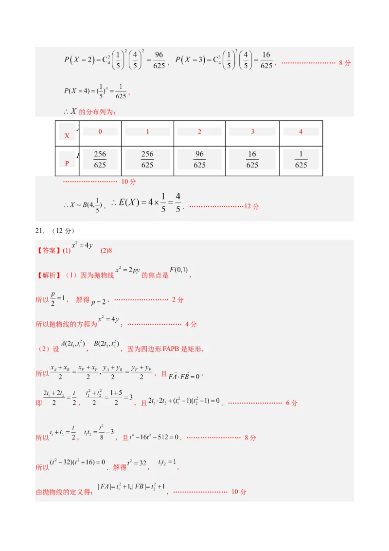 黄金卷07-赢在高考&middot;黄金8卷备战2024年高考数学模拟卷（江苏专用）（参考答案）_2.2025数学总复习_2024年新高考资料_4.2024高考模拟预测试卷