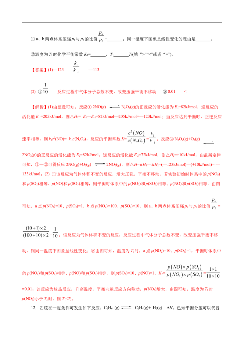 考点21化学反应速率（解析版）_05高考化学_通用版（老高考）复习资料_2023年复习资料_一轮复习_备战2023年高考化学一轮复习考点帮（全国通用）