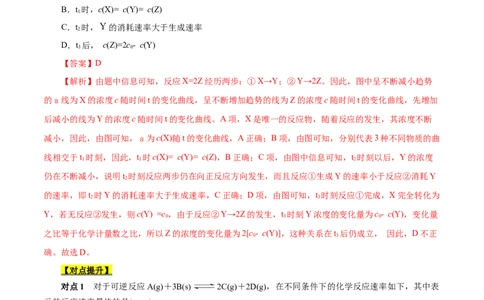 考点21化学反应速率（解析版）_05高考化学_通用版（老高考）复习资料_2023年复习资料_一轮复习_备战2023年高考化学一轮复习考点帮（全国通用）