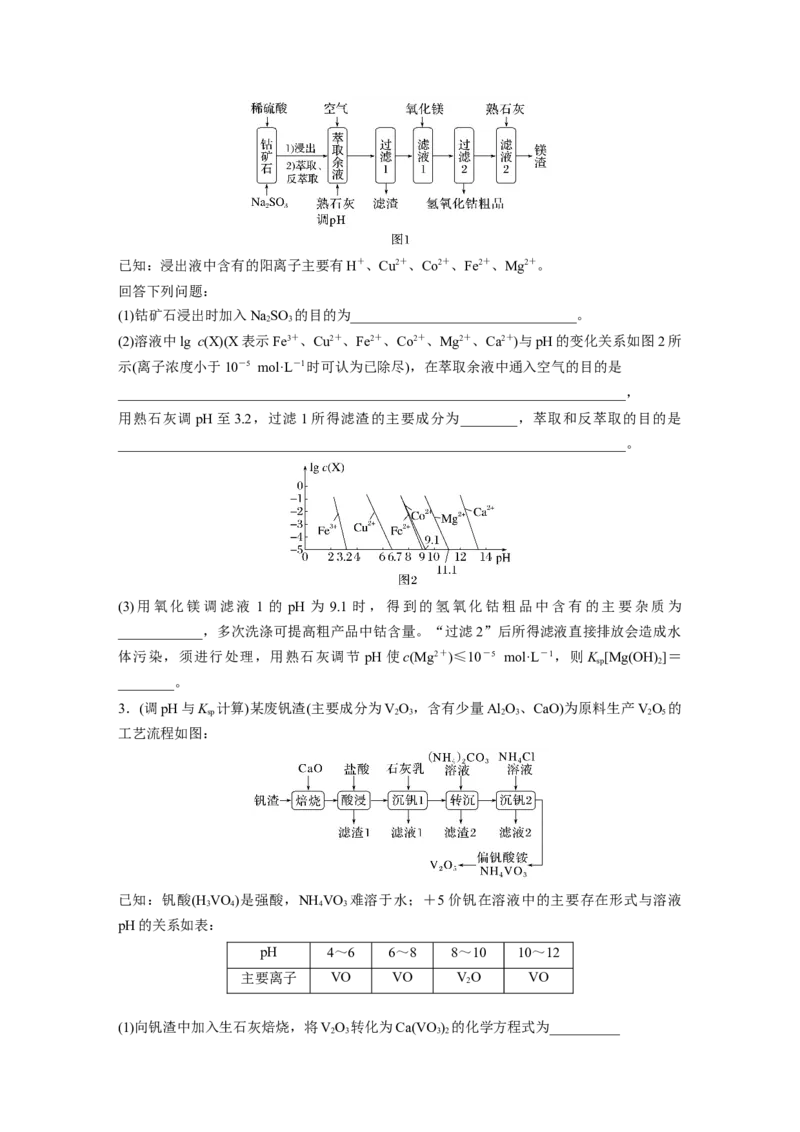 第9章第59讲　无机化工流程题的解题策略_05高考化学_2024年新高考资料_1.2024一轮复习_2024年高考化学一轮复习讲义（新人教新高考版）_学生版在此文件夹_大一轮复习讲义