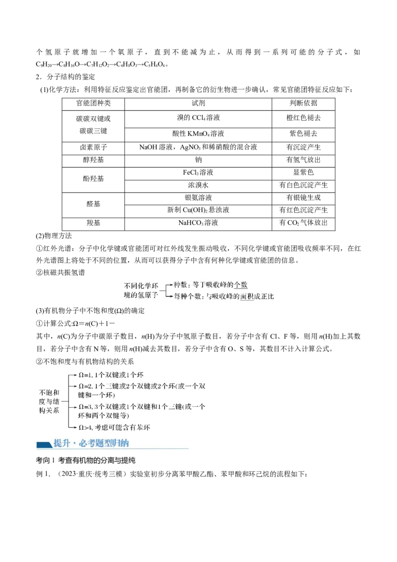 第36讲有机化合物的结构特点与研究方法（讲义）（解析版）_05高考化学_2024年新高考资料_1.2024一轮复习_2024年高考化学一轮复习讲练测（新教材新高考）