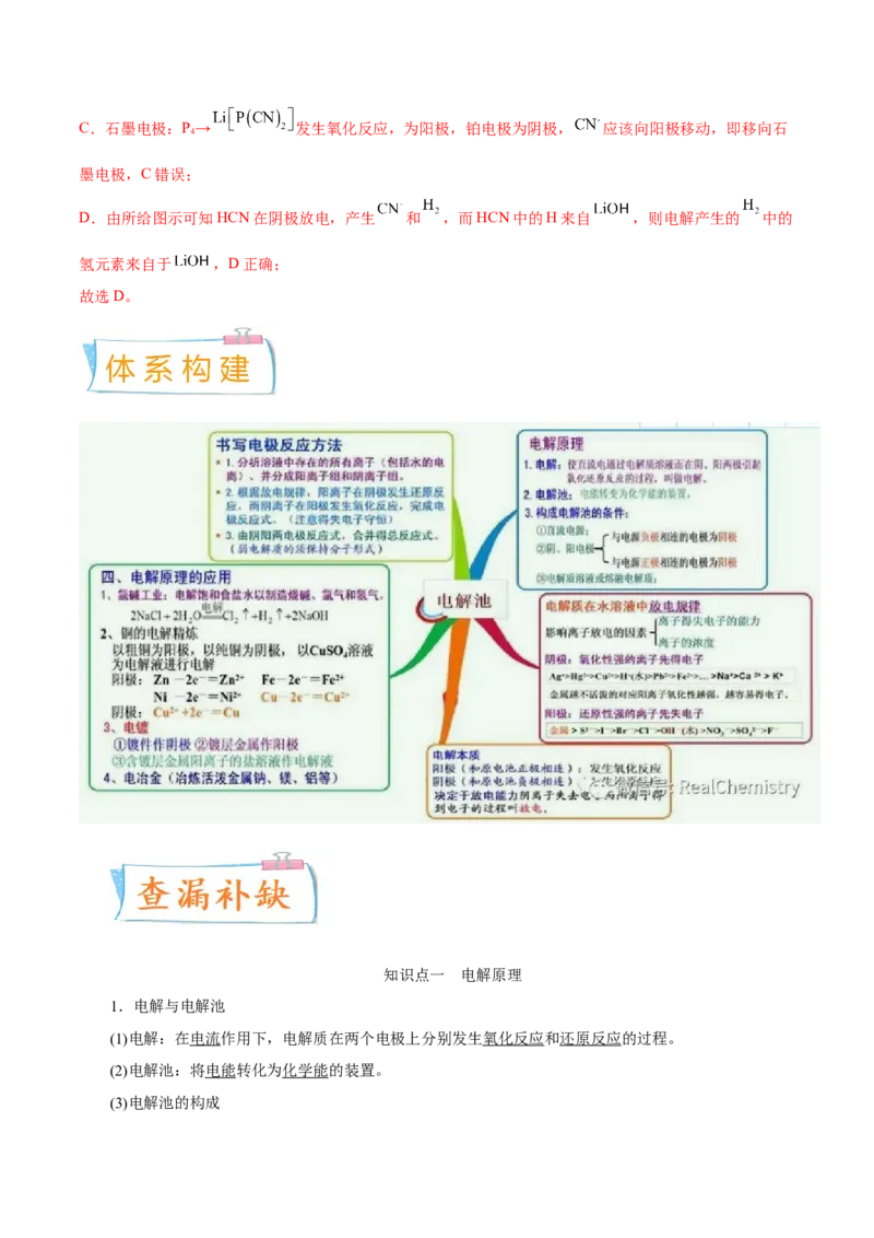 考向21电解池金属的腐蚀与防护-备战2023年高考化学一轮复习考点微专题（新高考地区专用）_05高考化学_新高考复习资料_2023年新高考资料_一轮复习