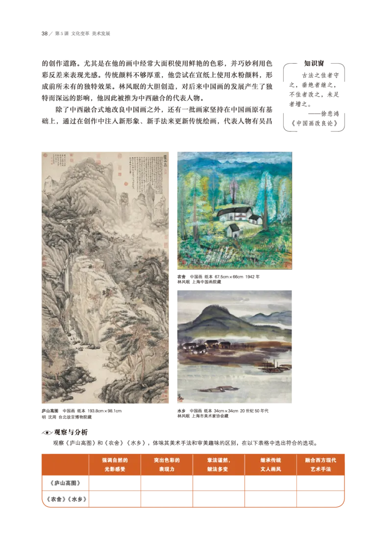 普通高中教科书&middot;美术必修美术鉴赏(1)_高中全套电子教材及答案。_01高中电子教材全套_美术_鲁美版_高中年级_必修美术鉴赏