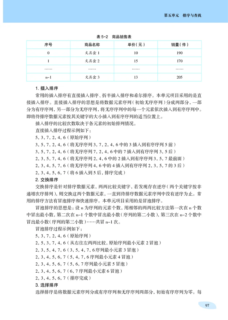 普通高中教科书&middot;信息技术选择性必修1数据与数据结构_高中全套电子教材及答案。_01高中电子教材全套_信息技术_沪科教版_高中年级_选择性必修1数据与数据结构