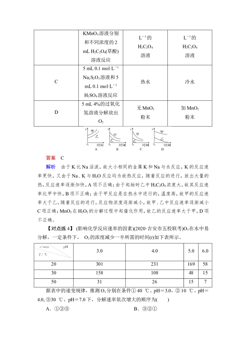 第1讲　化学反应速率_05高考化学_新高考复习资料_2023年新高考资料_一轮复习_2023年新高考大一轮复习讲义_2023年高考化学一轮复习讲义（新高考）_赠补充习题