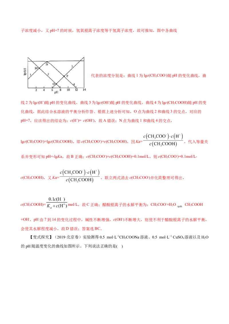 第23讲盐类水解（讲）-2023年高考化学一轮复习讲练测（解析版）_05高考化学_新高考复习资料_2023年新高考资料_一轮复习_2023年高考化学一轮复习讲练测（新教材新高考）