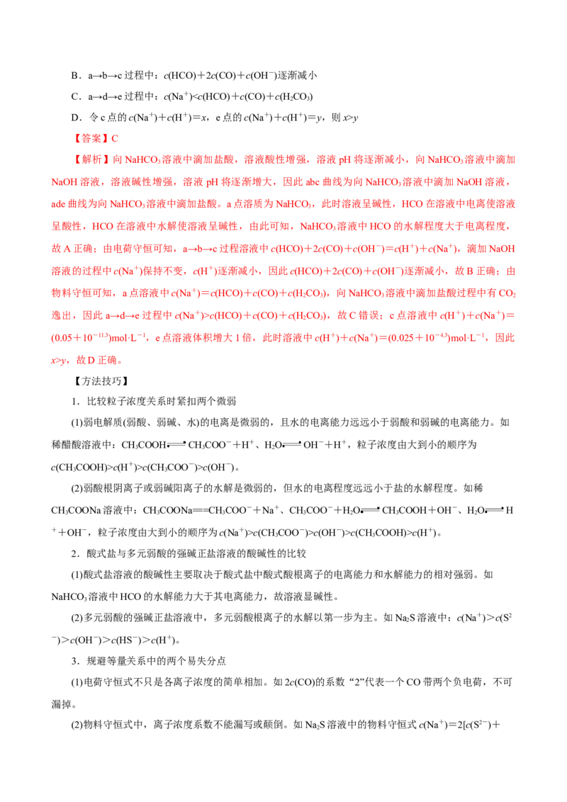 第23讲盐类水解（讲）-2023年高考化学一轮复习讲练测（解析版）_05高考化学_新高考复习资料_2023年新高考资料_一轮复习_2023年高考化学一轮复习讲练测（新教材新高考）