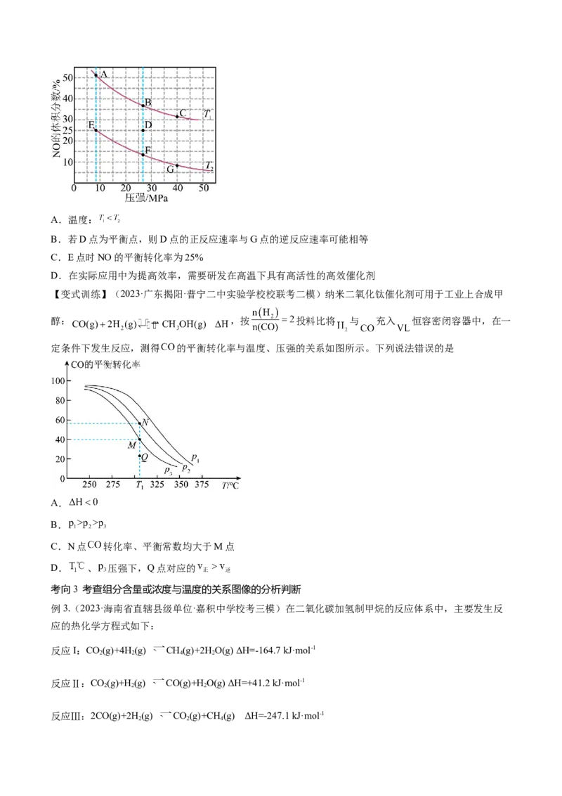 第27讲化学反应速率、平衡图像（讲义）（原卷版）_05高考化学_2024年新高考资料_1.2024一轮复习_2024年高考化学一轮复习讲练测（新教材新高考）_第27讲化学反应速率、平衡图像（讲义）