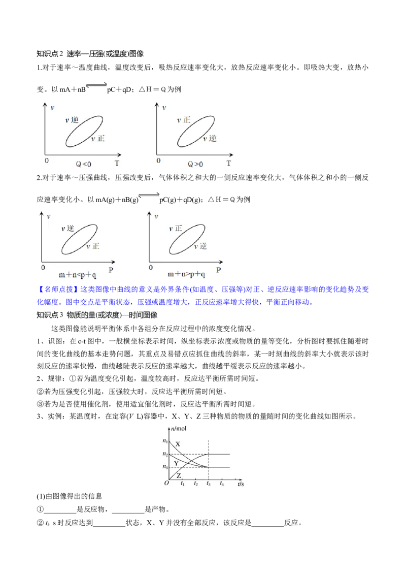 第27讲化学反应速率、平衡图像（讲义）（原卷版）_05高考化学_2024年新高考资料_1.2024一轮复习_2024年高考化学一轮复习讲练测（新教材新高考）_第27讲化学反应速率、平衡图像（讲义）
