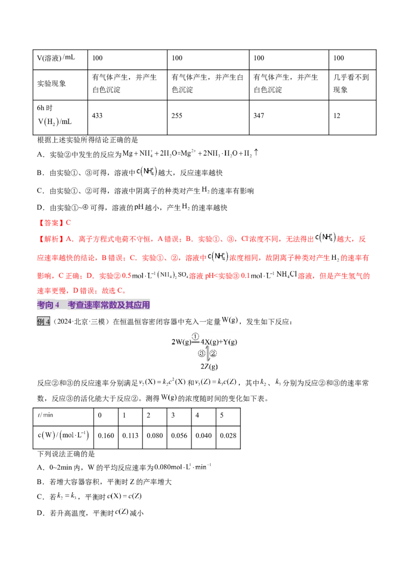 第01讲化学反应速率及其影响因素（讲义）（解析版）_05高考化学_2025年新高考资料_一轮复习_2025年高考化学一轮复习讲练测（新教材新高考）_第七章化学反应速率与化学平衡