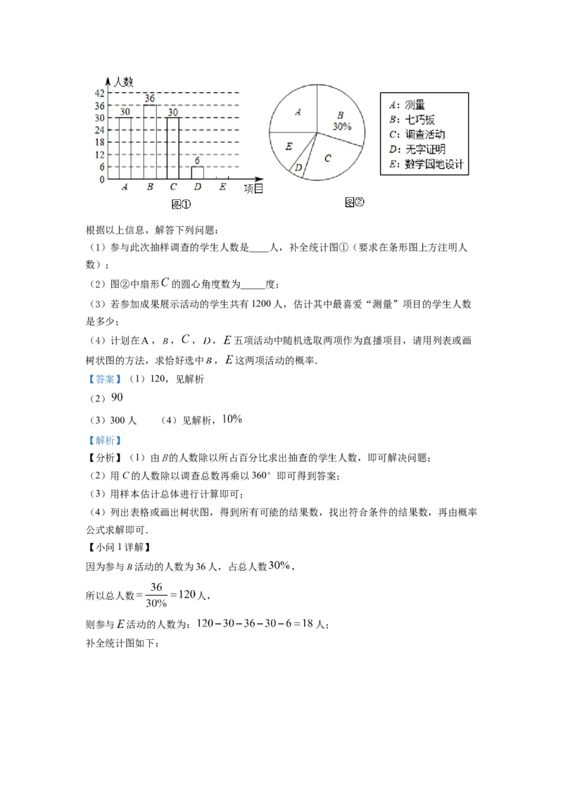 精品解析：2022年湖南省衡阳市中考数学真题（解析版）_初中数学_九年级数学下册（人教版）_全国各地数学中考真题_2022年全国中考数学真题145份
