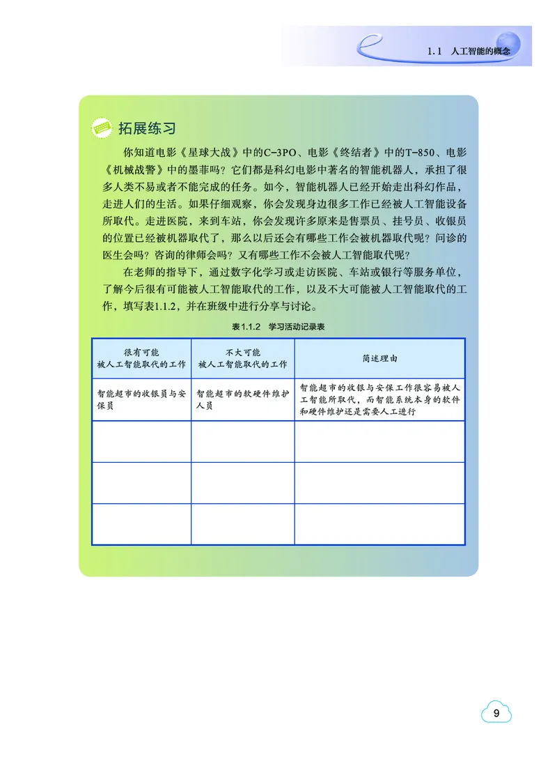 普通高中教科书&middot;信息技术选择性必修4人工智能初步(1)_高中全套电子教材及答案。_01高中电子教材全套_信息技术_教科版_高中年级_选择性必修4人工智能初步