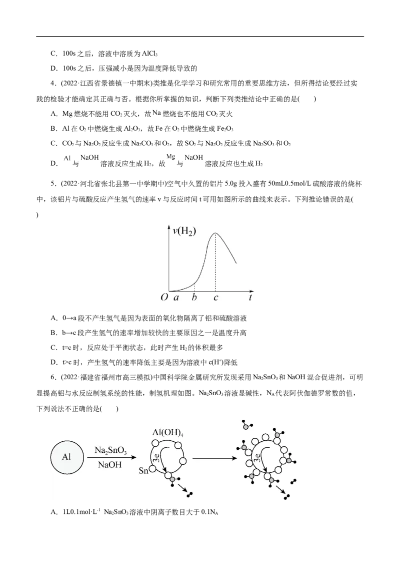考点15铝及其化合物（原卷版）_05高考化学_通用版（老高考）复习资料_2023年复习资料_一轮复习_备战2023年高考化学一轮复习考点帮（全国通用）