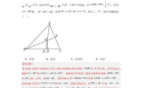 第十二章全等三角形压轴题考点训练（教师版）（人教版）_初中数学_八年级数学上册（人教版）_压轴题攻略-V9_2024版