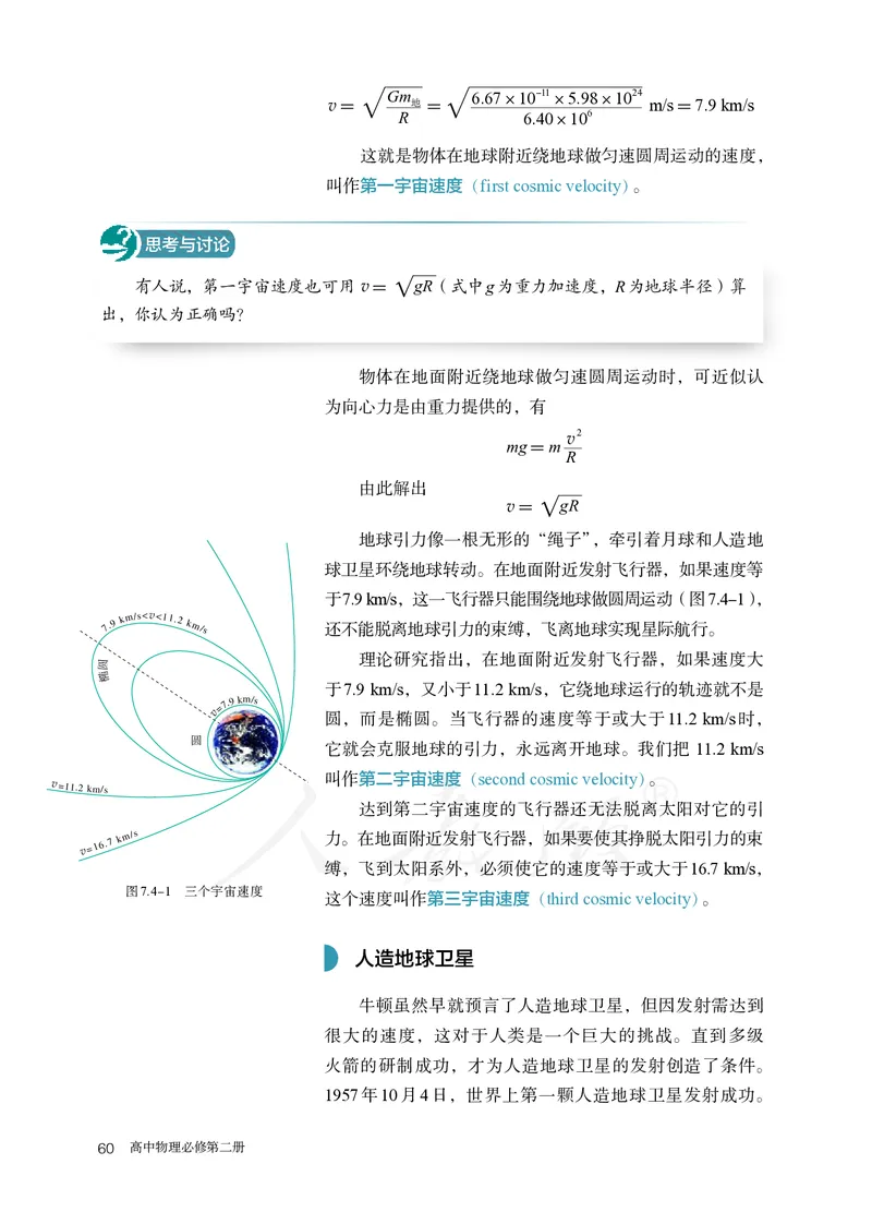 普通高中教科书&middot;物理必修第二册(1)_高中全套电子教材及答案。_01高中电子教材全套_物理_人教版_高中年级_必修第二册