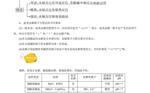 考点28盐类的水解(核心考点精讲精练)_05高考化学_通用版（老高考）复习资料_2024年复习资料_完备战2024年高考化学一轮复习考点帮（全国通用）
