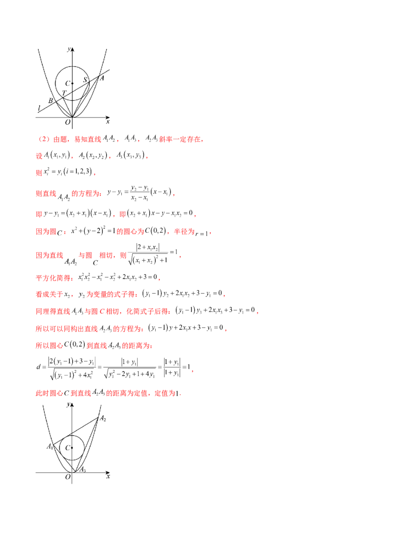 重难点突破16圆锥曲线中的定点、定值问题（十二大题型）（解析版）_2.2025数学总复习_2025年新高考资料_一轮复习_2025年高考数学一轮复习讲练测（新教材新高考，含2024高考真题）