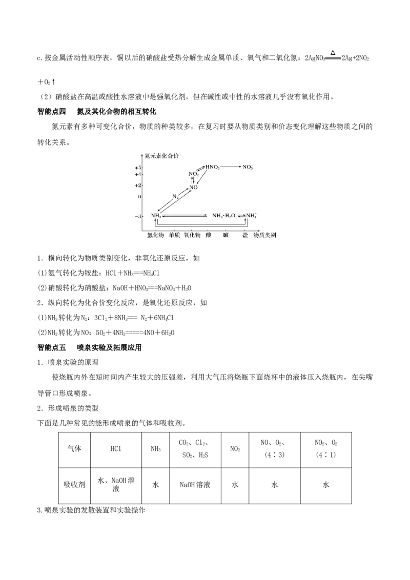 第14讲氮及其化合物（精讲）-2022年一轮复习讲练测（原卷版）_05高考化学_新高考复习资料_2022年新高考资料_2022年高考化学一轮复习讲练测