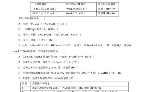 第23讲盐类水解（练）-2023年高考化学一轮复习讲练测（新教材新高考）（原卷版）_05高考化学_新高考复习资料_2023年新高考资料_一轮复习
