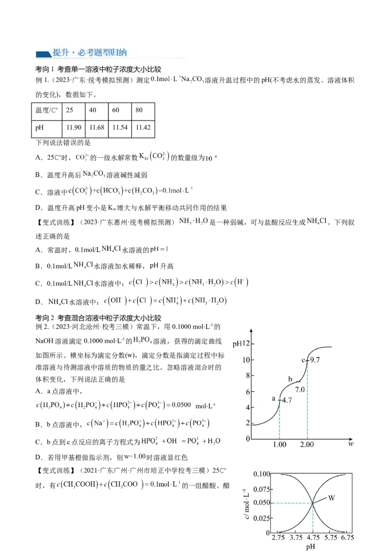 第30讲盐类水解（讲义）（原卷版）_05高考化学_2024年新高考资料_1.2024一轮复习_2024年高考化学一轮复习讲练测（新教材新高考）_第30讲盐类水解（讲义）