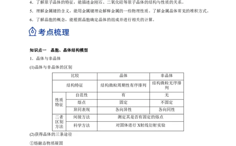 第31讲晶体结构与性质（讲）-2023年高考化学一轮复习讲练测（解析版）_05高考化学_新高考复习资料_2023年新高考资料_一轮复习_2023年高考化学一轮复习讲练测（新教材新高考）