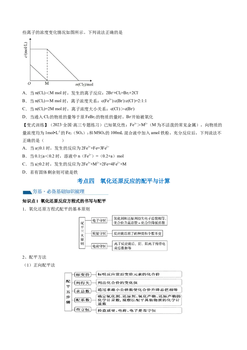 第07讲氧化还原反应（讲义）（原卷版）_05高考化学_2024年新高考资料_1.2024一轮复习_2024年高考化学一轮复习讲练测（新教材新高考）