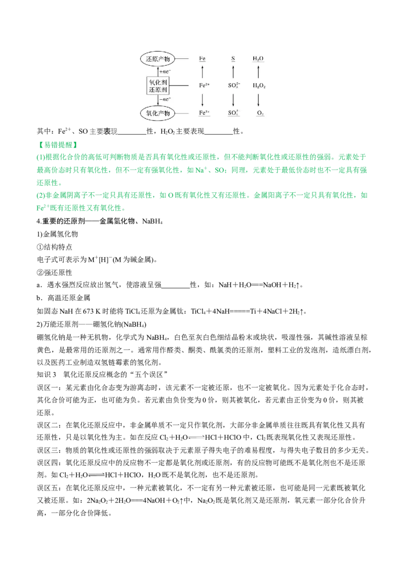 第07讲氧化还原反应（讲义）（原卷版）_05高考化学_2024年新高考资料_1.2024一轮复习_2024年高考化学一轮复习讲练测（新教材新高考）