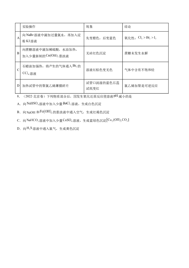第04讲氧化还原反应的基本概念和规律（讲义）（原卷版）_05高考化学_新高考复习资料_2025年新高考资料_上好课2025年高考化学一轮复习讲练测（新教材新高考）_第一章物质及其变化