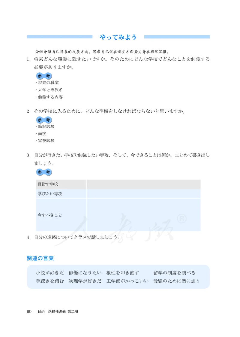 普通高中教科书&middot;日语选择性必修第二册(1)_高中全套电子教材及答案。_01高中电子教材全套_日语_人教版_高中年级_选择性必修第二册
