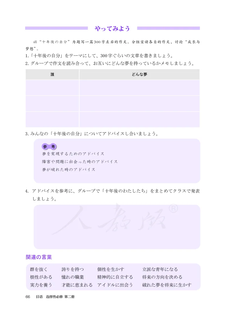 普通高中教科书&middot;日语选择性必修第二册(1)_高中全套电子教材及答案。_01高中电子教材全套_日语_人教版_高中年级_选择性必修第二册