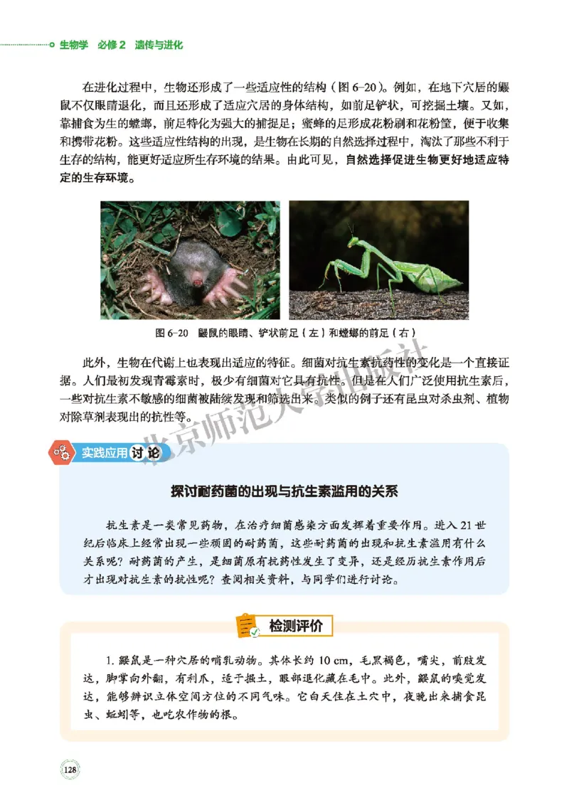 普通高中教科书&middot;生物学必修2遗传与进化(1)_高中全套电子教材及答案。_01高中电子教材全套_生物学_北师大版_高中年级_必修2遗传与进化