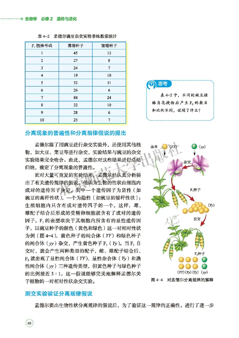 普通高中教科书&middot;生物学必修2遗传与进化(1)_高中全套电子教材及答案。_01高中电子教材全套_生物学_北师大版_高中年级_必修2遗传与进化