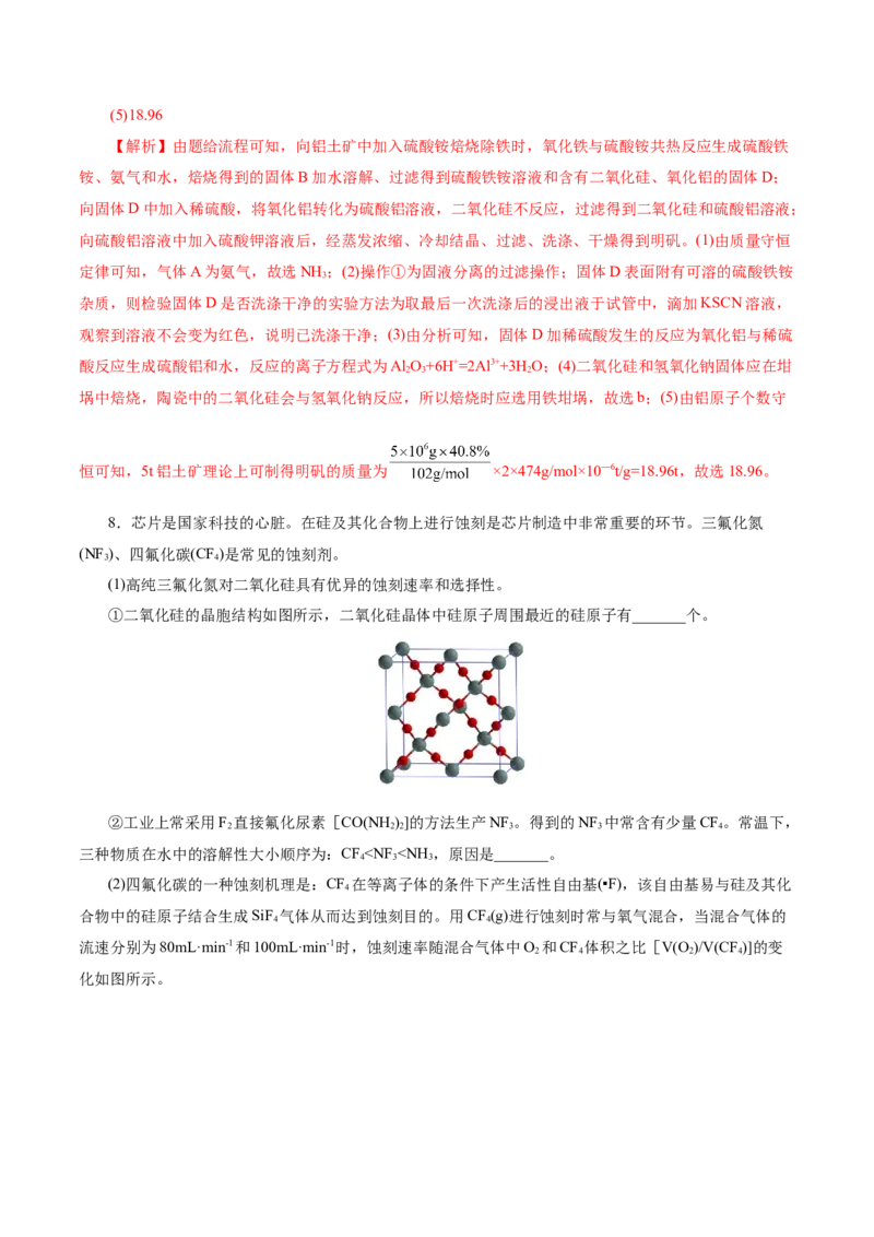 第04讲碳、硅及无机非金属材料(练习)(解析版)_05高考化学_2025年新高考资料_一轮复习_2025年高考化学一轮复习讲练测（新教材新高考）_第四章非金属及其化合物