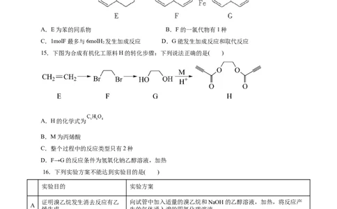 考点34卤代烃(好题冲关)(原卷版)_05高考化学_通用版（老高考）复习资料_2024年复习资料_完备战2024年高考化学一轮复习考点帮（全国通用）_考点34卤代烃（核心考点精讲精练）