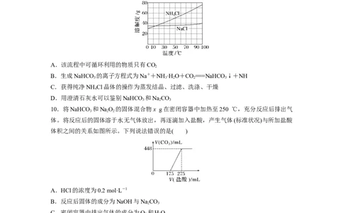 第四章　第11练　碳酸钠和碳酸氢钠　钠及其化合物的相互转化_05高考化学_2025年新高考资料_一轮复习_2025大一轮复习讲义+课件（完结）_2025大一轮复习讲义化学学生用书Word版文档全书