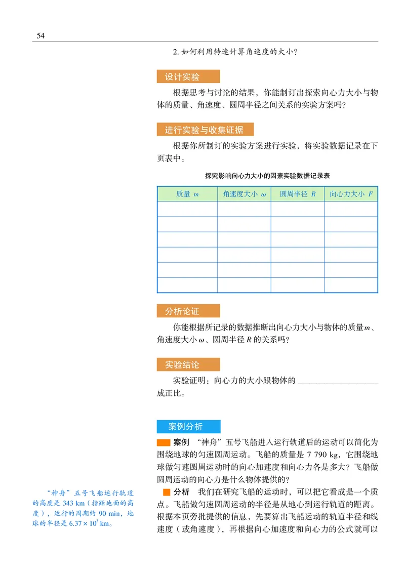 普通高中教科书&middot;物理必修第二册_高中全套电子教材及答案。_01高中电子教材全套_物理_沪科教版_高中年级_必修第二册