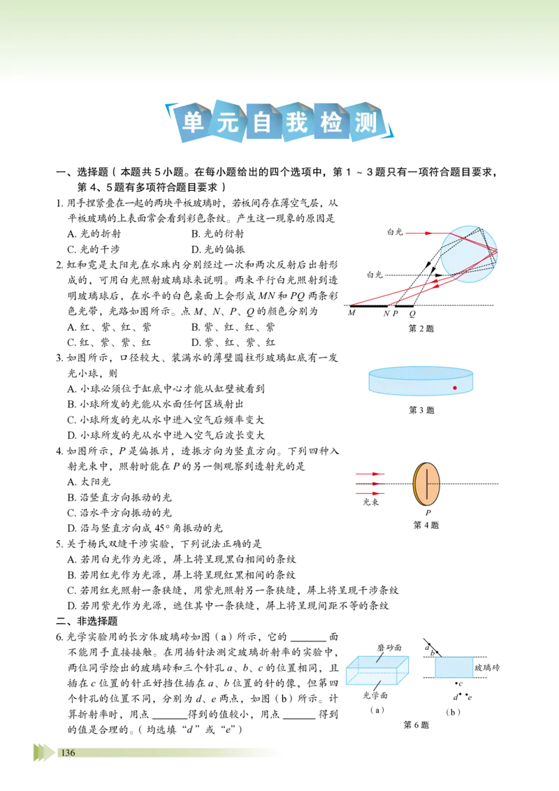 普通高中教科书&middot;物理选择性必修第一册_高中全套电子教材及答案。_01高中电子教材全套_物理_鲁科版_高中年级_选择性必修第一册