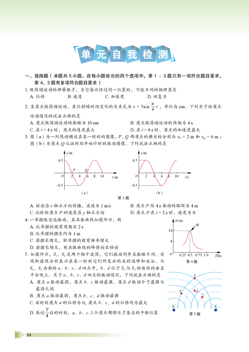 普通高中教科书&middot;物理选择性必修第一册_高中全套电子教材及答案。_01高中电子教材全套_物理_鲁科版_高中年级_选择性必修第一册